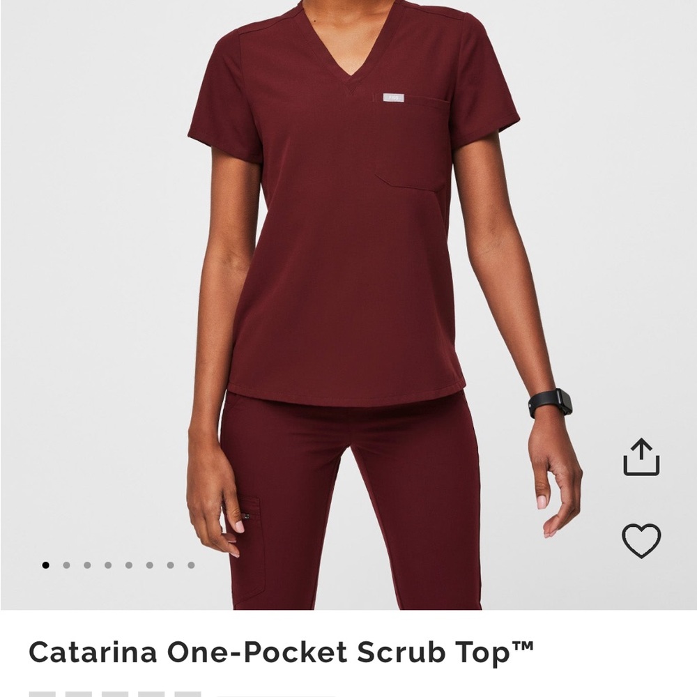 Figs Catarina One-Pocket Scrub Top